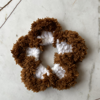 Handmade teddy papatya toka