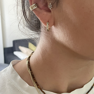 Çelik tragus küpeler