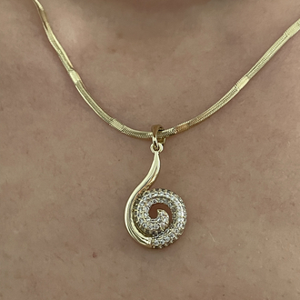 Xp spiral kolye ucu