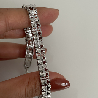 Xp silver su yolu detay bileklik