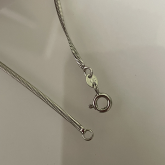Xp silver yassı İtalyan kolye