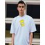 Oversize Simpsons Baskılı T-Shirt Beyaz