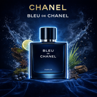 Bleu De Chanel 50 ML Extrait – Greyfurt & Odunsu Erkek Parfümü | 12 Saat Kalıcılık