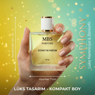 Symphony Premium Kadın Parfümü Kalıcı | Lüks Lavanta Extrait 50ML