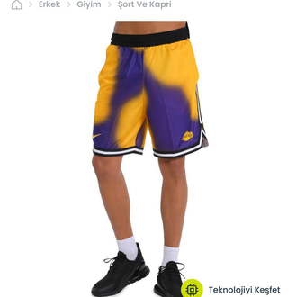 Nike Los Angeles Lakers NBA Şort