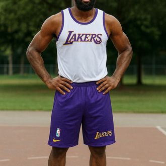 Nike NBA Lakers basketbol şort