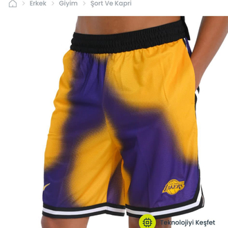 Nike Los Angeles Lakers NBA Şort