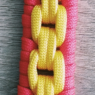 Paracord zincir bileklik 