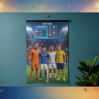 Dünya Kupası 2026 | F Grubu Kaptanları | Dijital Posteri