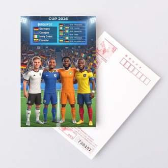 Dünya Kupası 2026 | E Grubu Kaptanları | Dijital Posteri