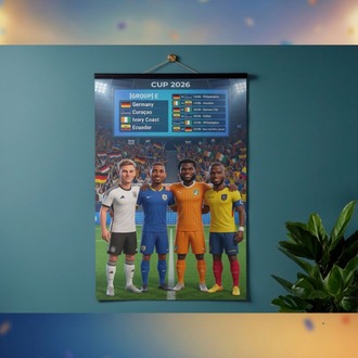 Dünya Kupası 2026 | E Grubu Kaptanları | Dijital Posteri
