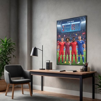 Dünya Kupası 2026 | B Grubu Kaptanları | Dijital Posteri