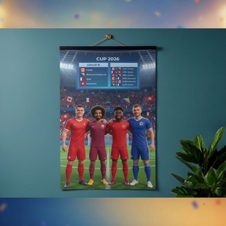 Dünya Kupası 2026 | B Grubu Kaptanları | Dijital Posteri