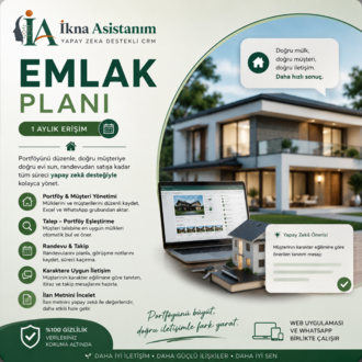İkna Asistanım · Emlak Planı (1 Ay) 499 TL
