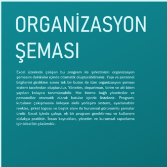 Excel Organizasyon Şeması Oluşturma