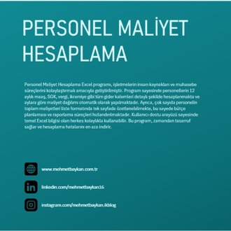 Excel İşveren Maliyeti Hesaplama Programı