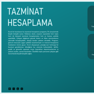 Excel Tazminat Hesaplama Programı V2