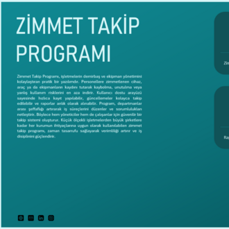 Zimmet ve Stok Takip Programı