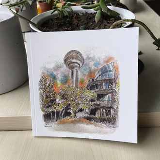Ankara Temalı Çizgisiz Defter