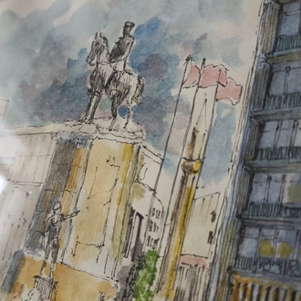 Ulus Atatürk Heykeli - Orijinal Çizim