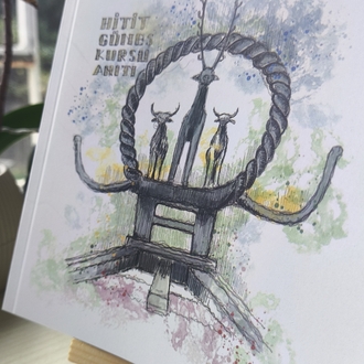 Ankara Temalı Çizgisiz Defter