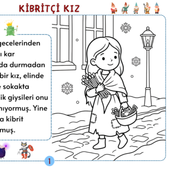 Kibritçi Kız Oku-Anla-Boya PDF