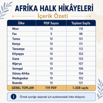 AFRİKA HALK HİKÂYELERİ PDF SETİ