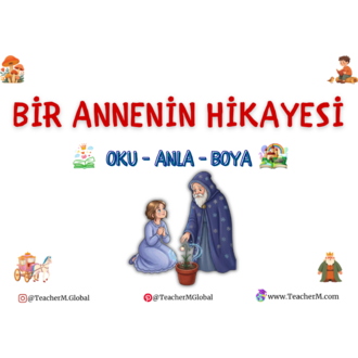 Andersen Masalları: Bir Annenin Hikayesi Oku-Anla-Boya PDF