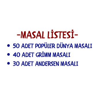 MASAL ARŞİVİ 120 ADET MASAL PDF