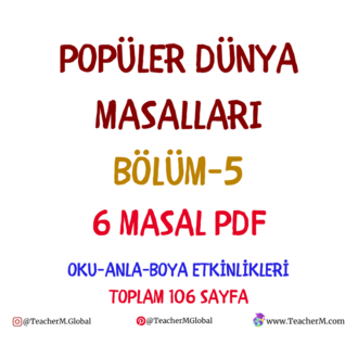 Popüler Dünya Masalları Bölüm 5 PDF Seti