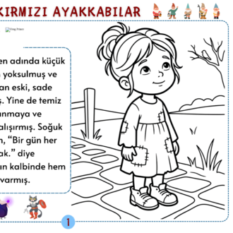Kırmızı Ayakkabılar Oku-Anla-Boya PDF