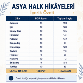 ASYA HALK HİKÂYELERİ PDF SETİ