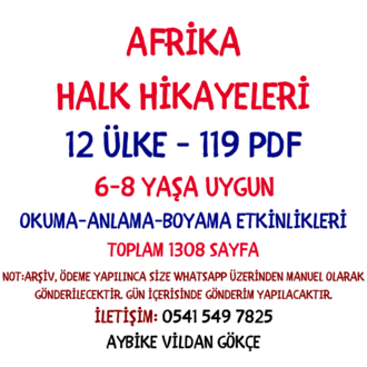 AFRİKA HALK HİKÂYELERİ PDF SETİ