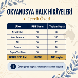 OKYANUSYA HALK HİKÂYELERİ PDF SETİ