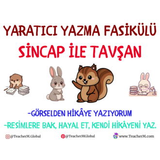 Sincap ile Tavşan Yaratıcı Yazma Etkinliği PDF