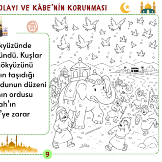 Hz. Muhammed’in Hayatı: Fil Olayı ve Kâbe’nin Korunması Oku-Anla-Boya PDF