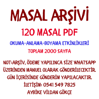 MASAL ARŞİVİ 120 ADET MASAL PDF