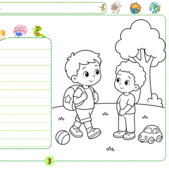 Parktaki Arkadaşlık Yaratıcı Yazma Etkinliği PDF