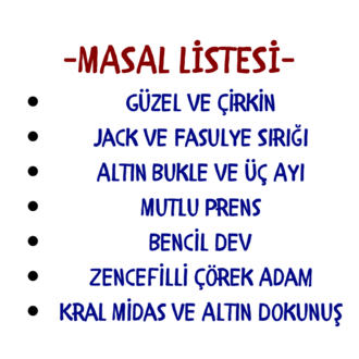 Popüler Dünya Masalları Bölüm 1 – Oku, Anla, Boya PDF Seti