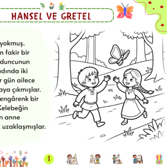 Grimm Masalları: Hansel ve Gretel Oku-Anla-Boya PDF