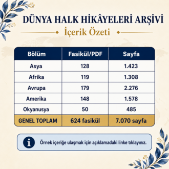 DÜNYA HALK HİKÂYELERİ FULL PDF ARŞİVİ