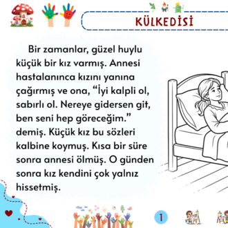 Grimm Masalları: Külkedisi Oku-Anla-Boya PDF | 1. Sınıf Okuma Anlama ve Boyama Etkinliği