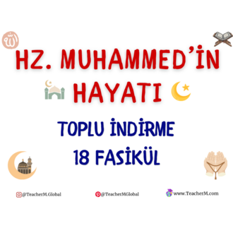 Hz. Muhammed’in Hayatı 18 Fasikül Seti Oku-Anla-Boya PDF