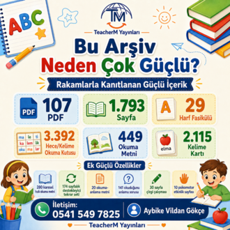 1. Sınıf İlk Okuma ve Yazma PDF Arşivi | 107 PDF – 1.793 Sayfa