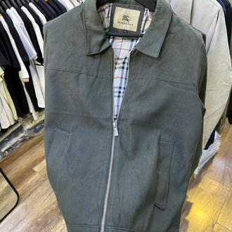 PREMİUM BURBERRY SÜET ÇEKET HAKİ