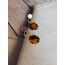 Daire Sallantılı Leopar Küpe