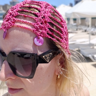Pullu Koyu Pembe Bere