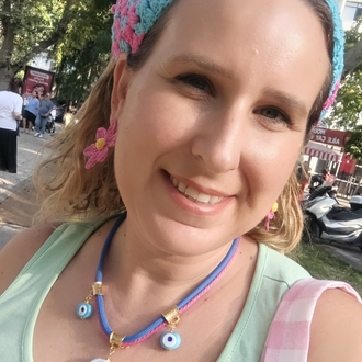 El Örgüsü Turkuaz Fuşya Bandana