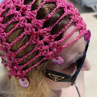 Pullu Koyu Pembe Bere