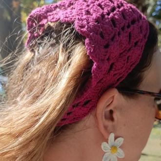 El Örgüsü Bordo Bandana
